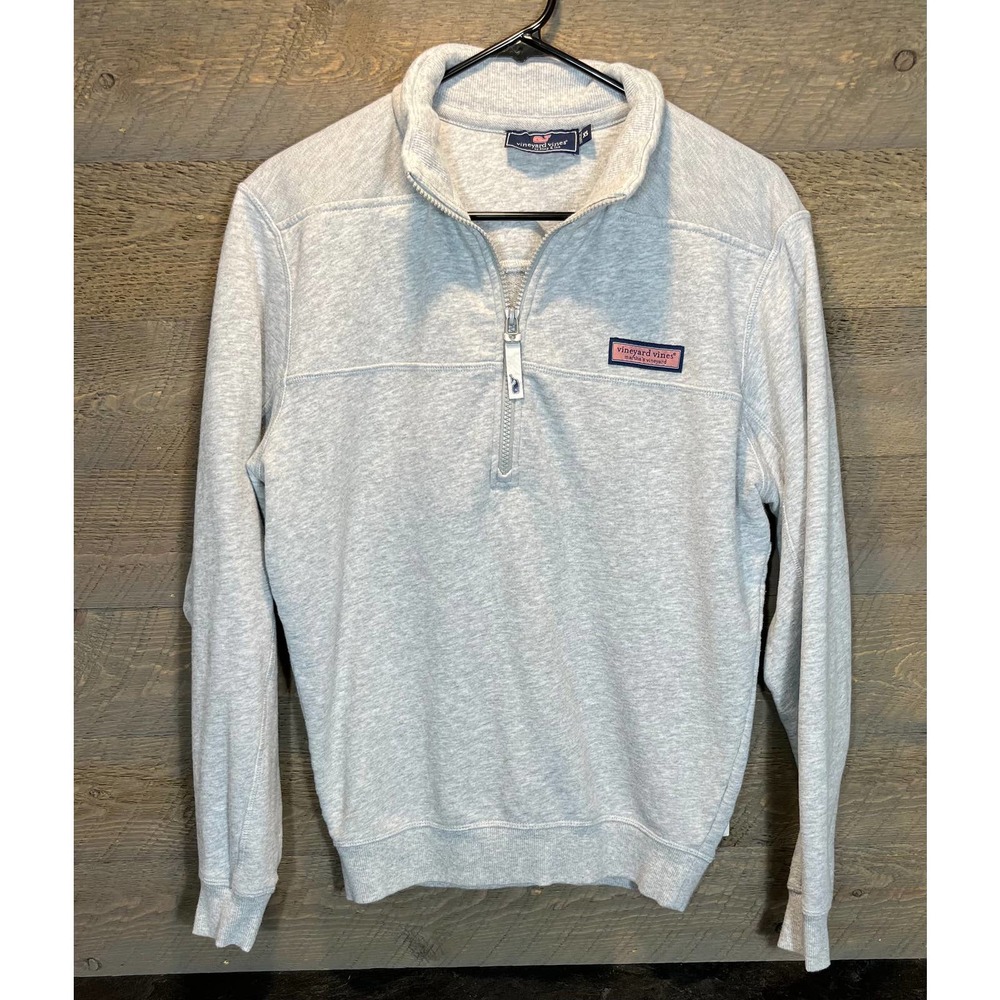 Vineyard Vines Men's Pullover Half-Zip Sweatshirt Size XS High Neck Long Sleeve